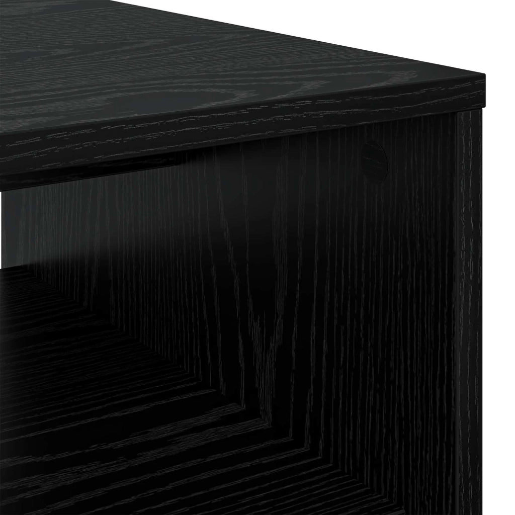 Tavolino da salotto Rovere Nero 80 x 50 x 40 cm 8000277