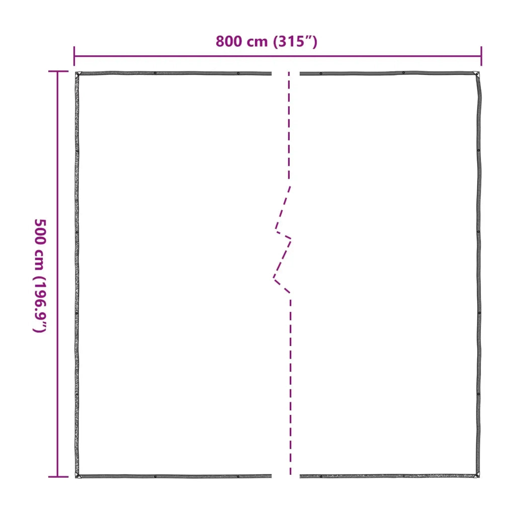 Copertura per Piante Trasparente 5 x 8 m PE CFW1627791