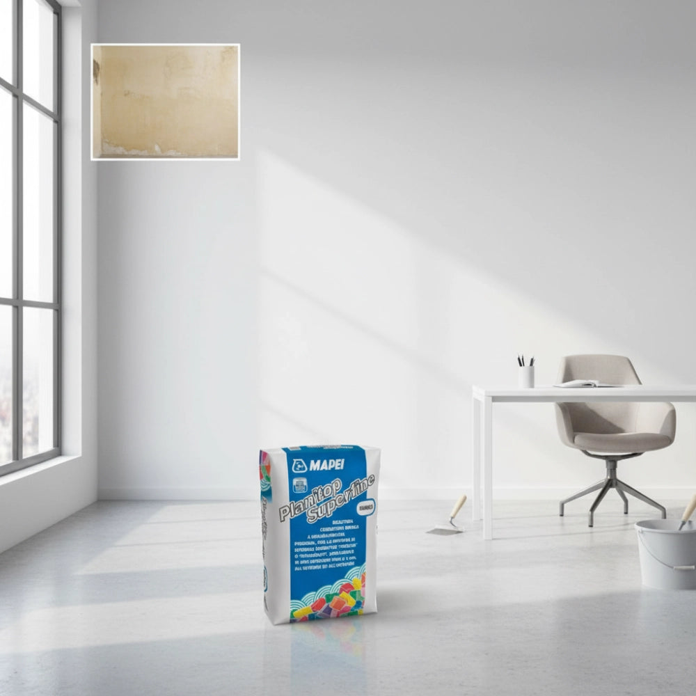 Planitop superfine rasatura bianca per intonaci freschi e stagionati 20 kg