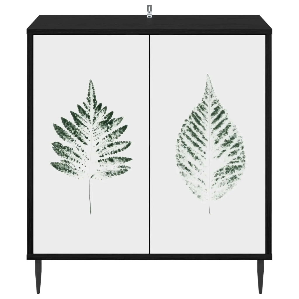 Credenza HANAU Rovere Nero 69 x 33 x 76 cm Legno ingegnerizzato 8006945