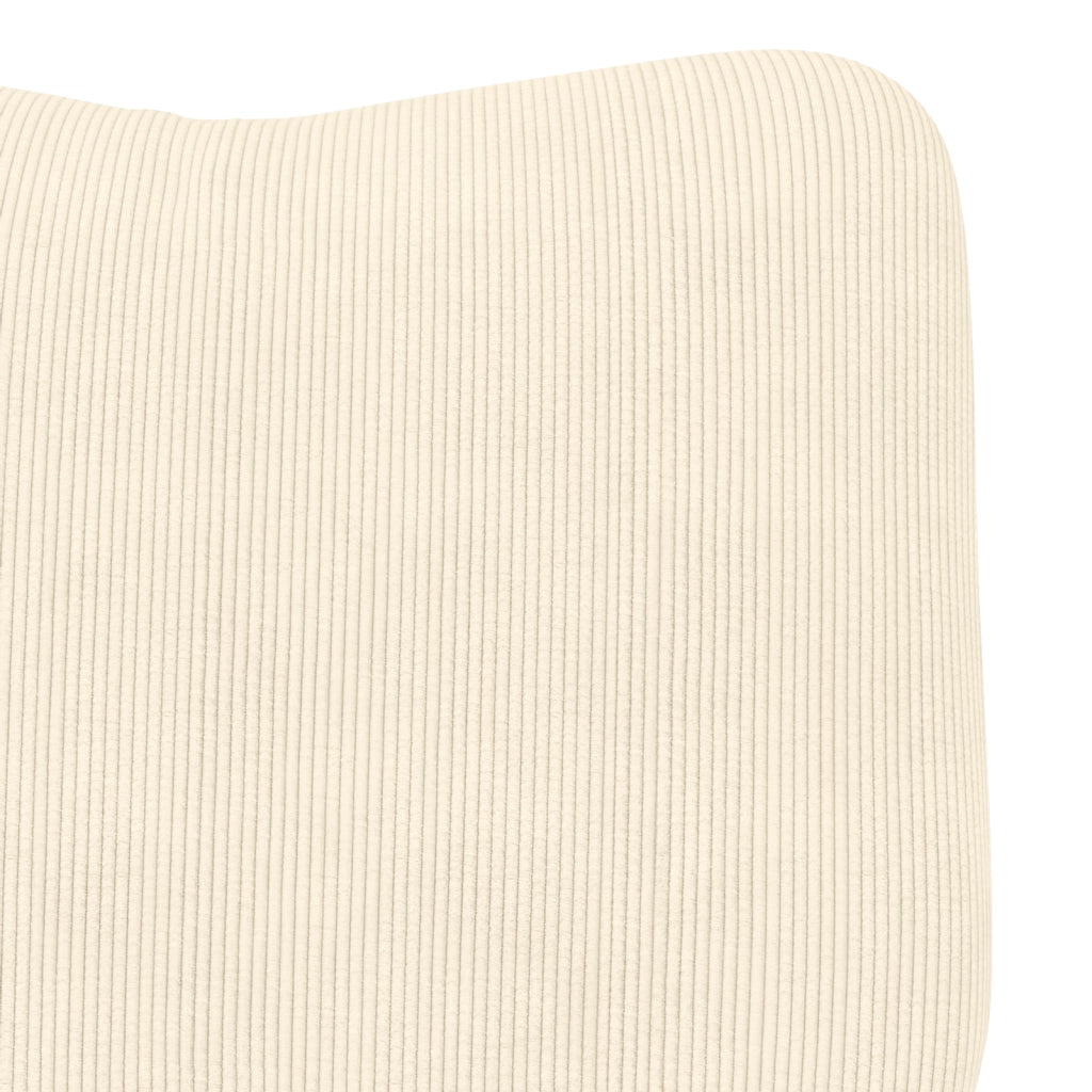 Poltrona Rilassante Cream in Tessuto Corduroy