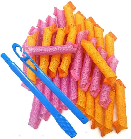 Spazzola per capelli lunghi, a spirale, 55 cm, senza calore