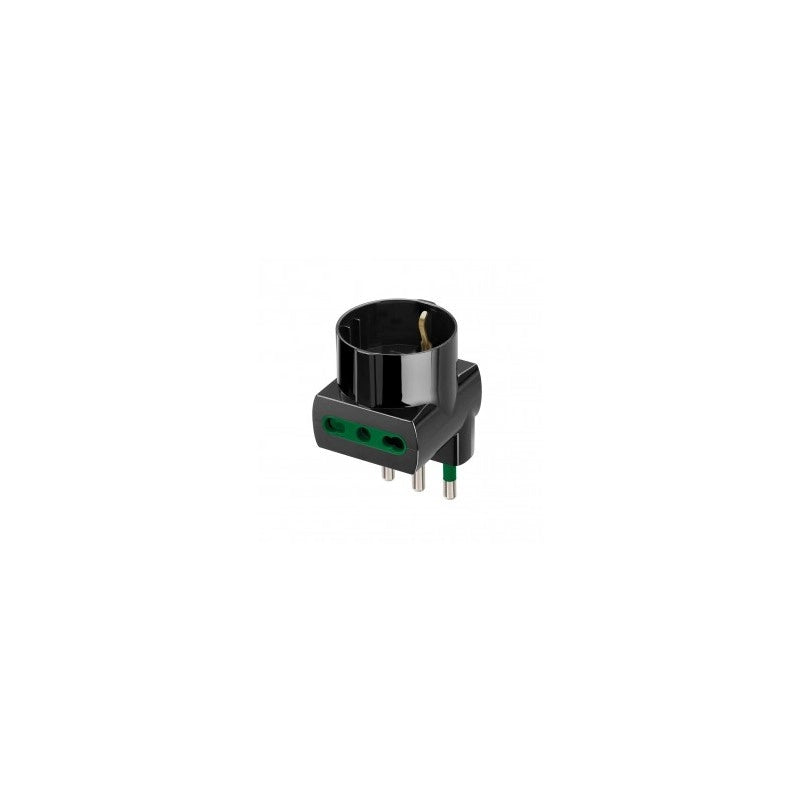 Ri.00312 Adattatore Multipla S17+2P17/11+P30 Nero