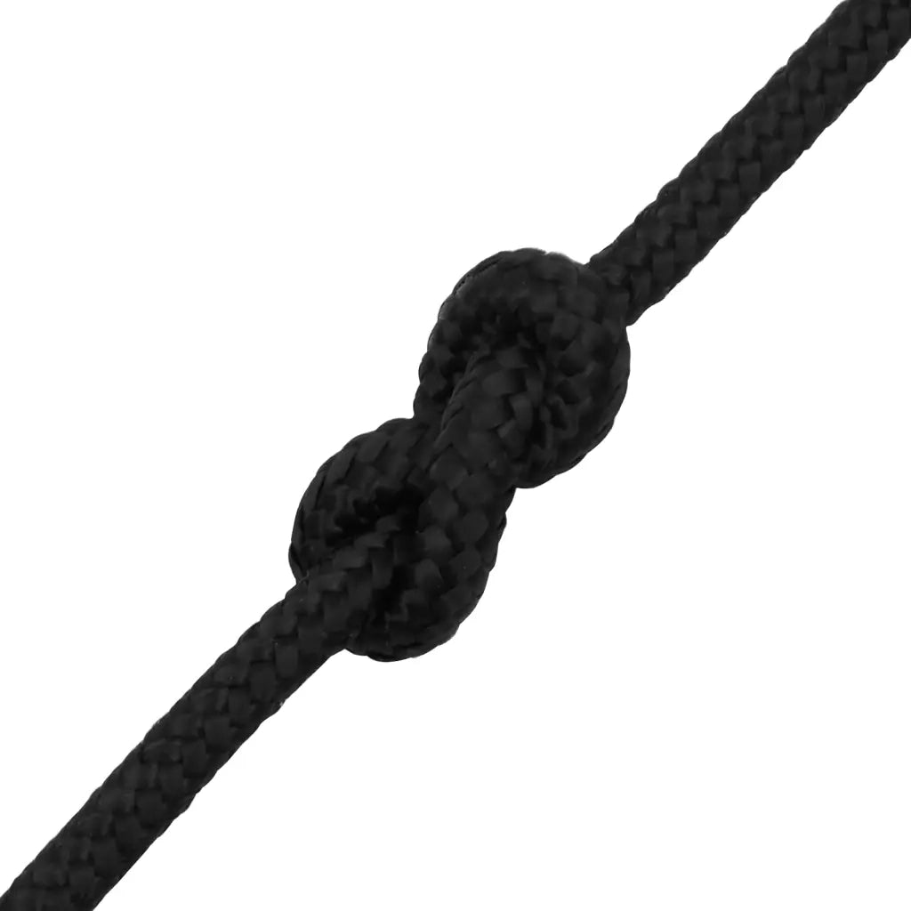 Corda per barca Completamente Nera 8 mm 50 m in Polipropilene 152502