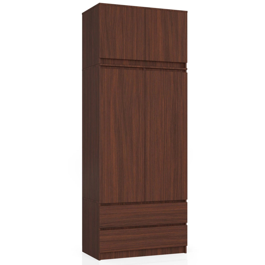 Sopralzo per armadio AKORD S90 Wengé 90 cm 2 ante 90x51x55 cm