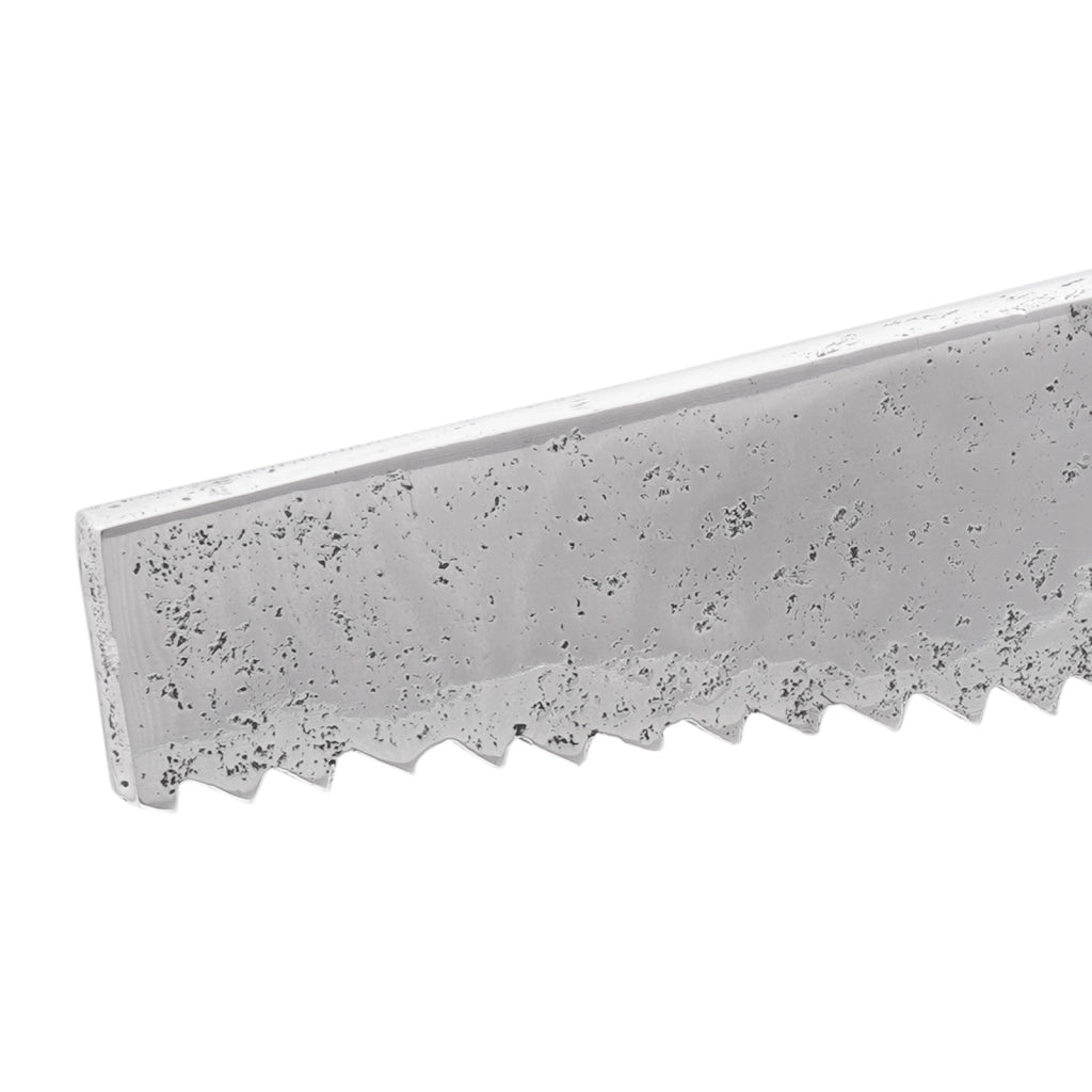 Fermalibri 2 pz Argento 11x14x17,5 cm Alluminio Seghettato
