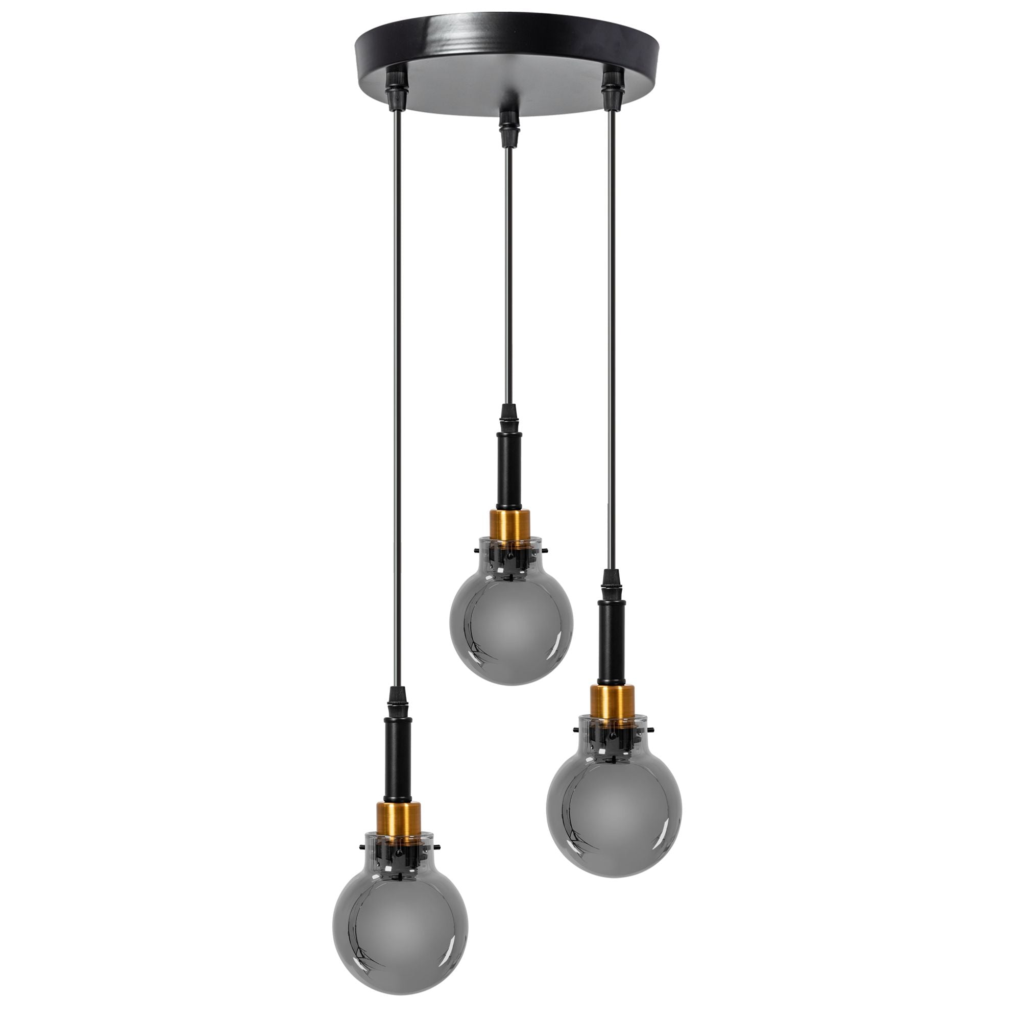 Lampada APP1125-3CP Black Gold