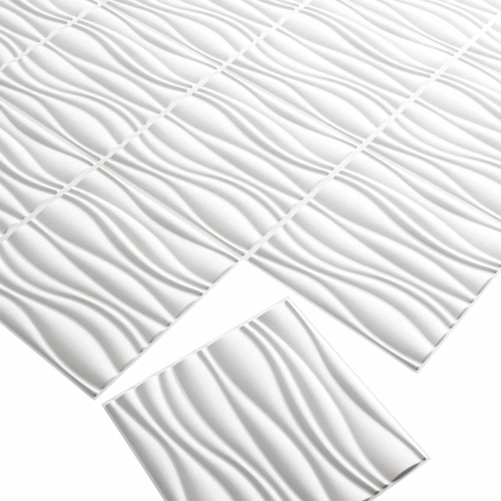 Pannelli da parete 12 pcs Bianco 50 x 50 cm 42046528