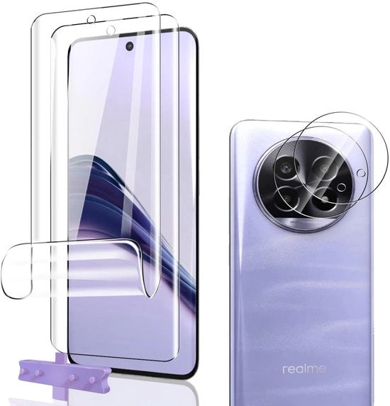 Folie di protezione per schermo intero - 2 pezzi - TPU - Resistente ai graffi - Vetro per fotocamera - Aria libera - Totale protezione