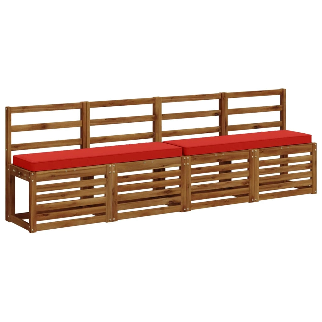 Cuscini per Panchina a 2 Pezzi VUGHT 2 pcs 100% Poliestere 950639