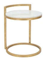Tavolinetto Round Marble cm 40X43X50
