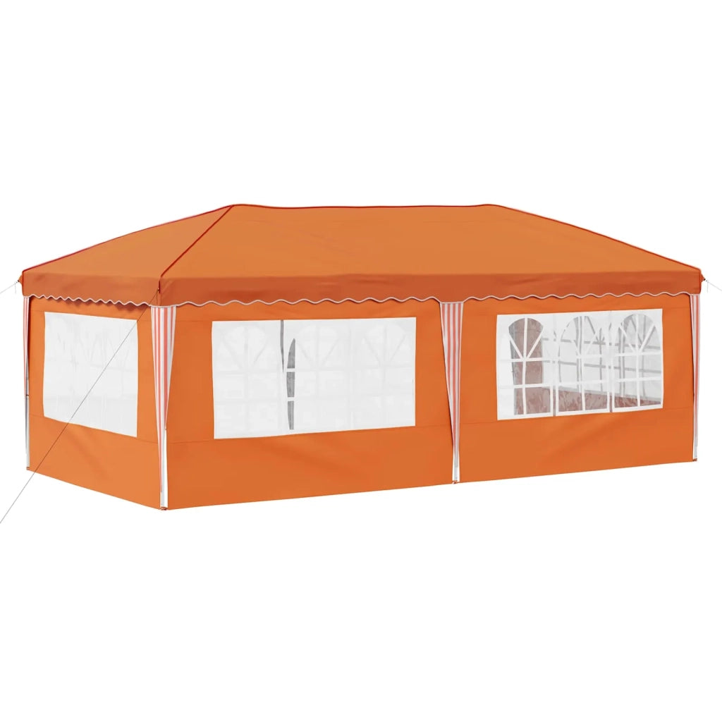 Tenda per feste a pop-up-Gazebo 575 x 289 x 245 cm Arancione