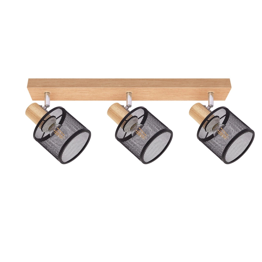 ZMH Faretto da soffitto 3 fiamme E14 rotanti 350° per soggiorno camera letto
