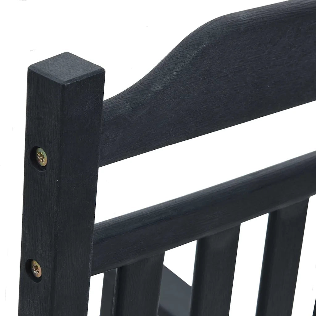 Sedia a dondolo Nero 84 x 65 x 114 cm Resina 42012443