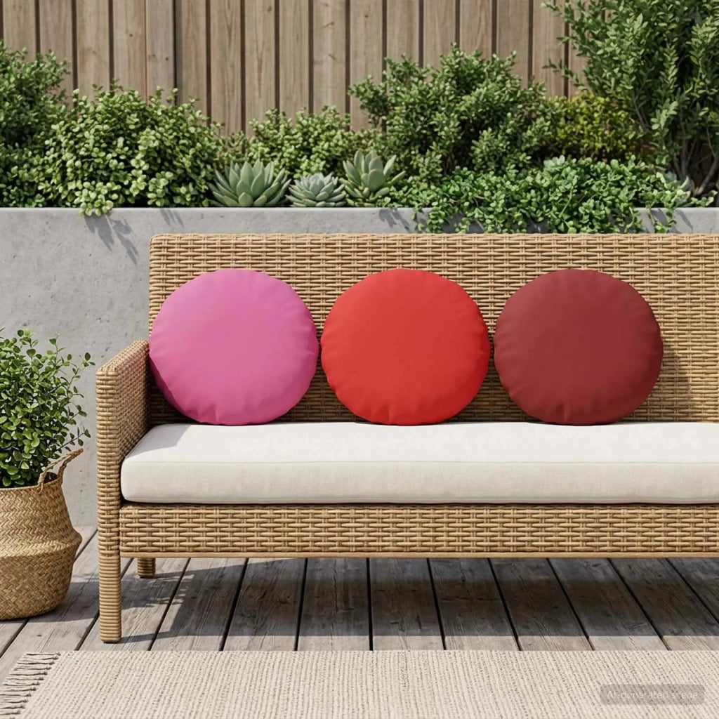 Cuscino con cuscino HEERLEN 2 pz Rosa Poliestere 929167