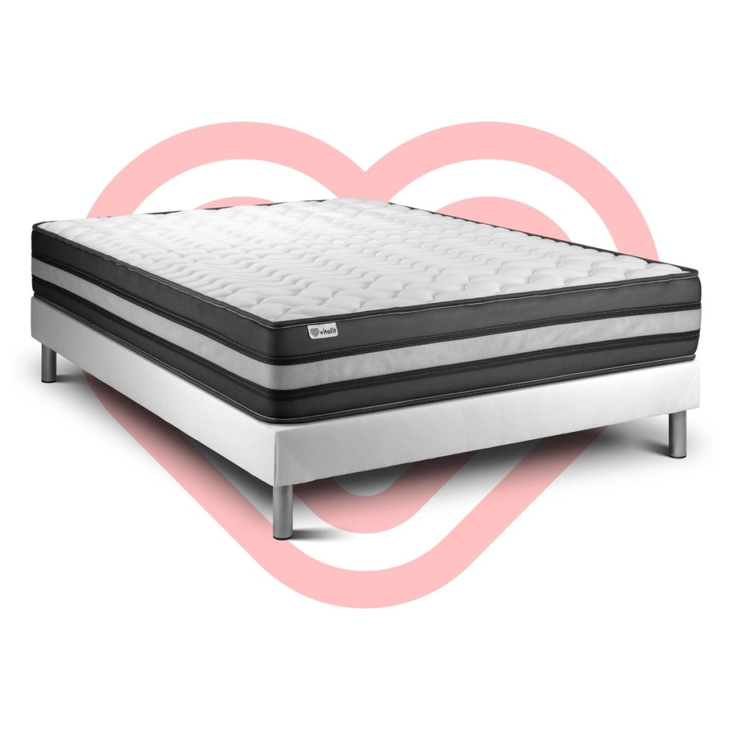Set materasso e base 140x190 cm - Vital Power Zen