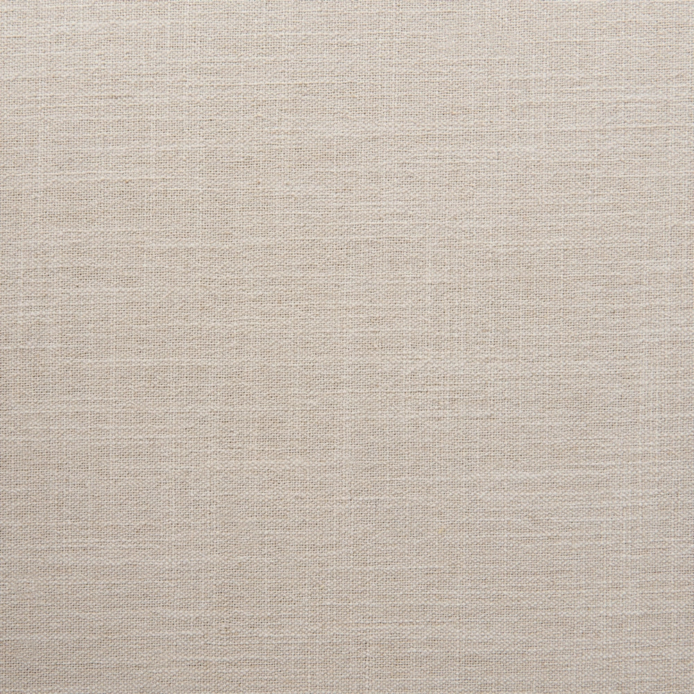 Poltrona in tessuto di lino beige chiaro e nero Gambe in metallo  Sedia imbottita Morbido stile retrò Art Decor Soggiorno