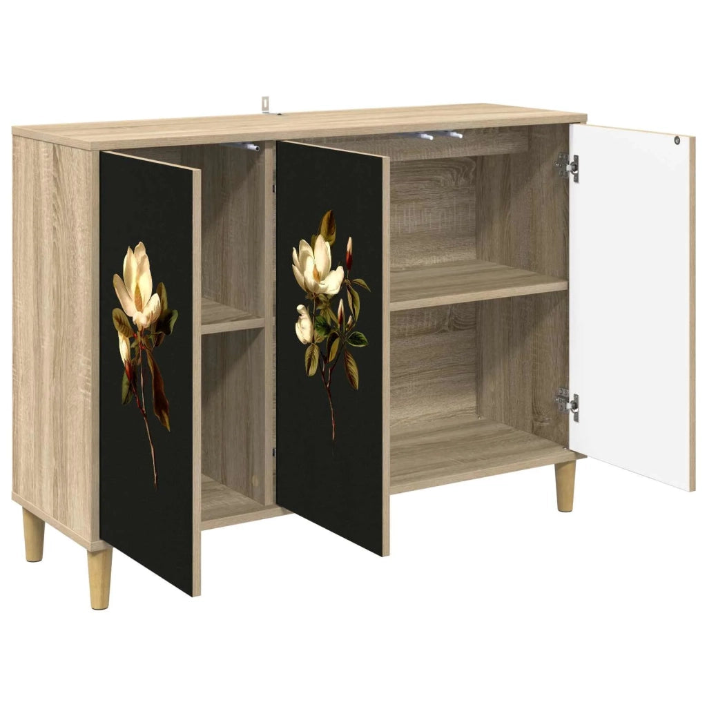Credenza BREMEN Sonoma 102 x 33 x 75 cm Legno ingegnerizzato 8006967