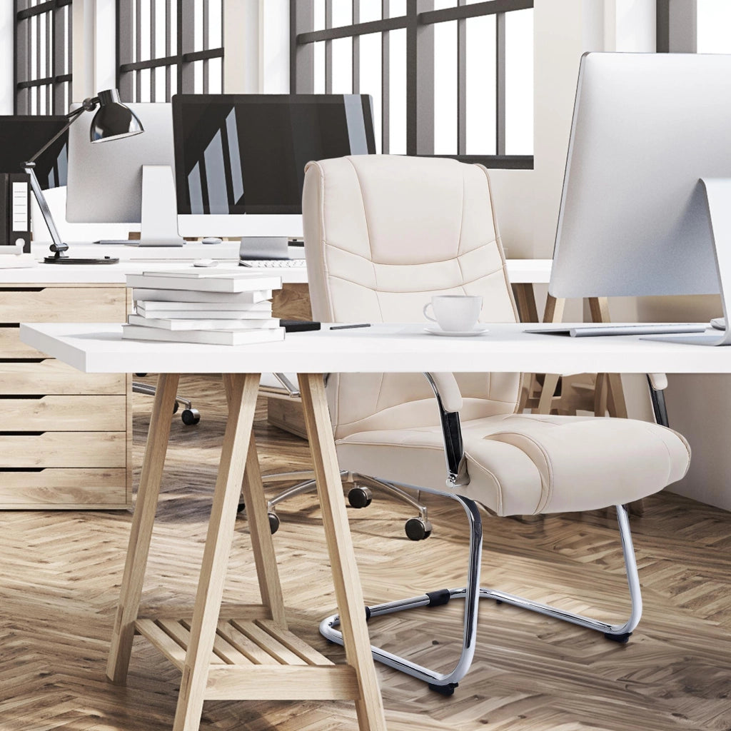 Set di 2 sedie Attila crema