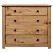 Armadietto 80x40x73 cm in Legno di Pino Modello Panama 282658