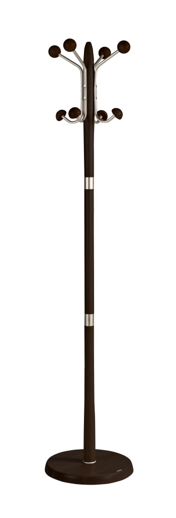 Attaccapanni Herdasa legno di faggio finitura wengé 180x37x37