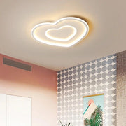 Lampadario Plafoniera Illuminazione a Led Moderno 63W Luce Soffitto Forma Cuore Led Bianco Freddo 6500k