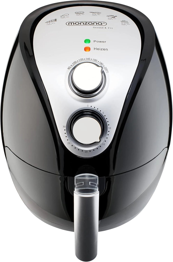 Friggitrice ad Aria Calda 9 in 1 3,6L Senza Olio 80-200°C Air Fryer Lavabile Lavastoviglie Rivestimento Antiaderente