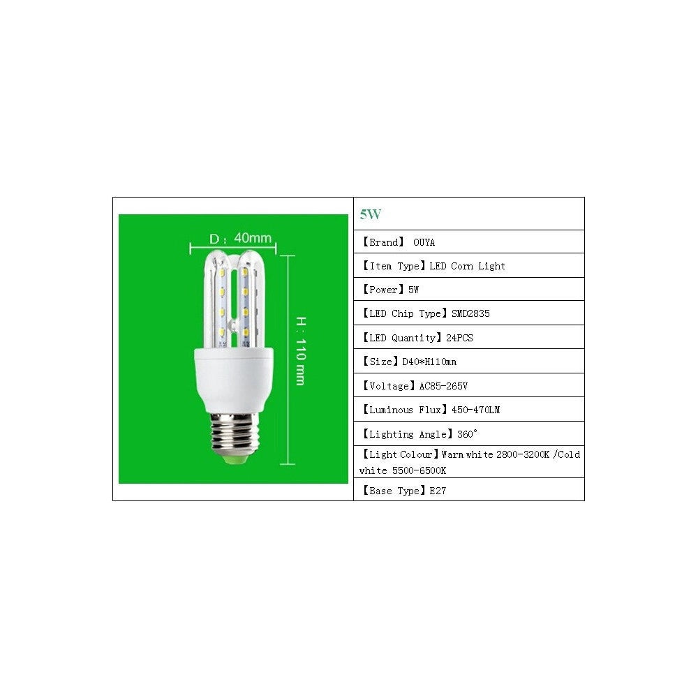 Trade Shop - Lampada Lampadina Led Faretto Di Ultima Generazione Ultra Luminosi Ed Efficienti - -bianco Freddo-5 Watt     -e14-