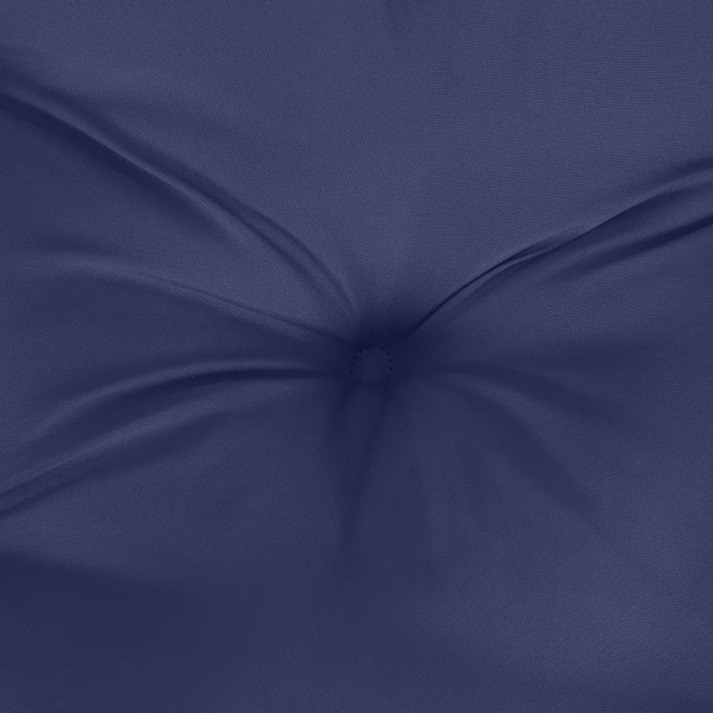 Cuscino per pallet | Cuscini per sedie Blu Marino 50x50x12 cm in Tessuto