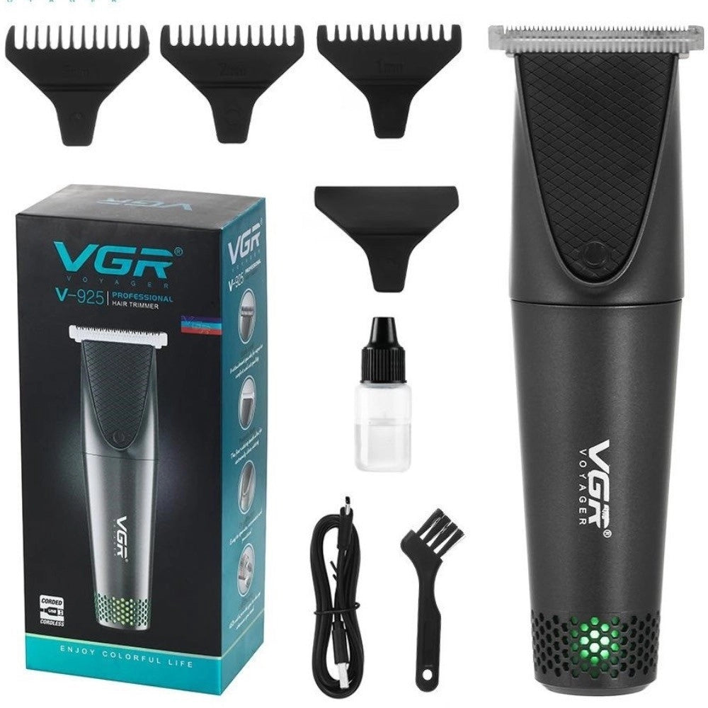 Trade Shop - Tagliacapelli Barba Elettrico Professionale Senza Fili Usb Ricaricabile V-925 Vgr -