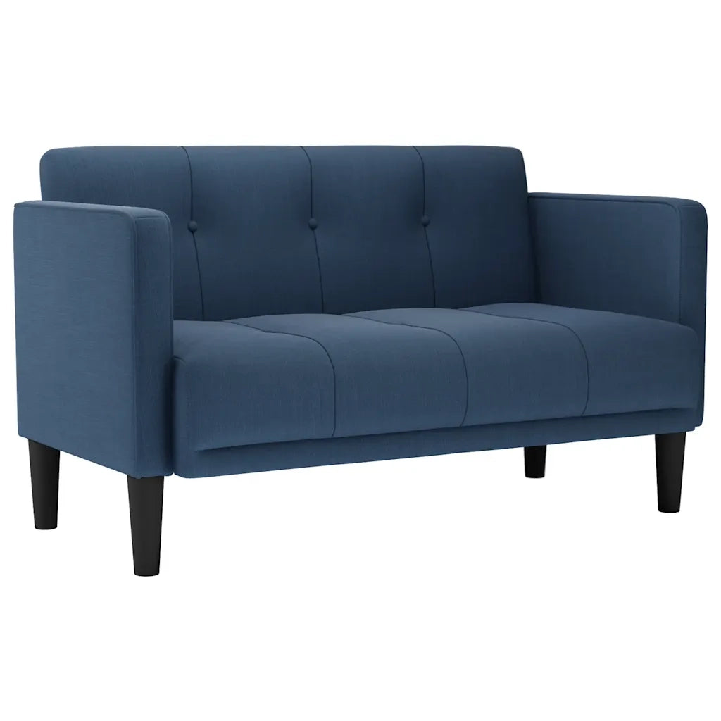 Divano Divanetto Blu 111 cm in Tessuto 4100566