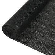 Rete per Privacy Nera 1,8x25 m in HDPE 195 g/mÂ²
