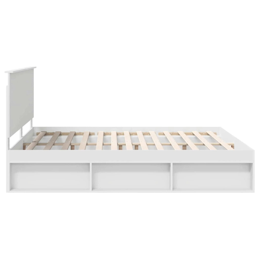 Struttura del letto Bianco 180 x 200 cm Pino massello 3409318