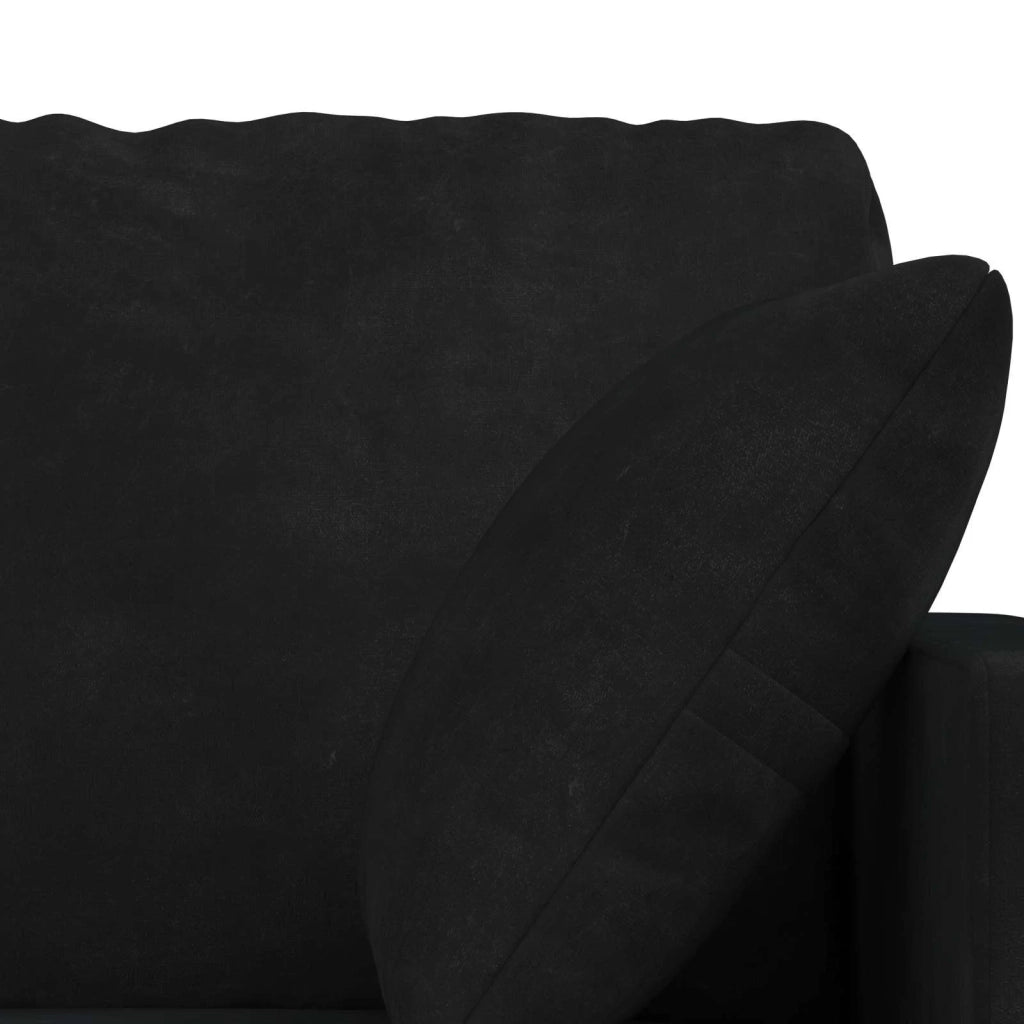 Set di divani 2 pcs Nero Velluto