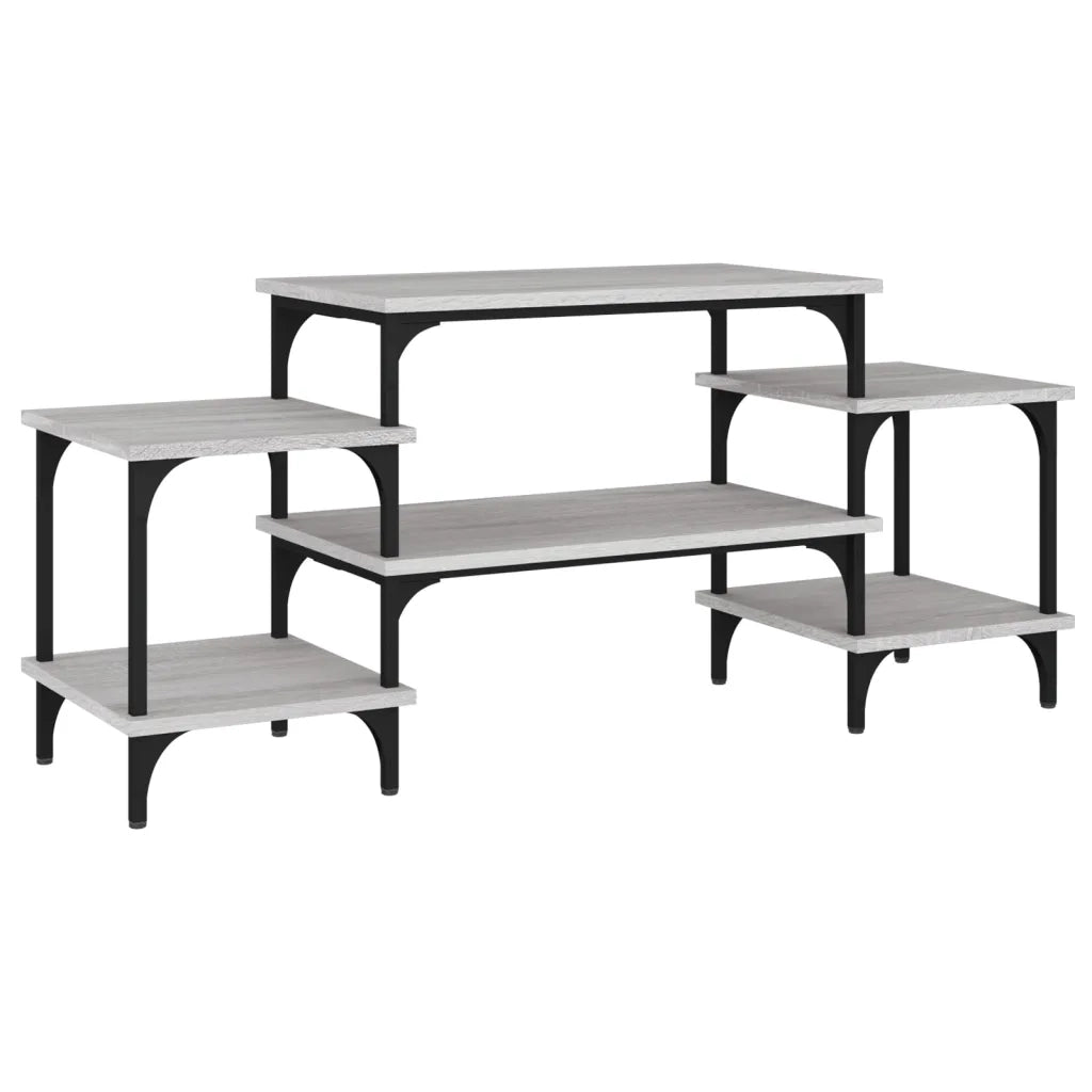 Mobile Porta TV Grigio Sonoma 117x35x52 cm in Legno Multistratocod mxl 127341