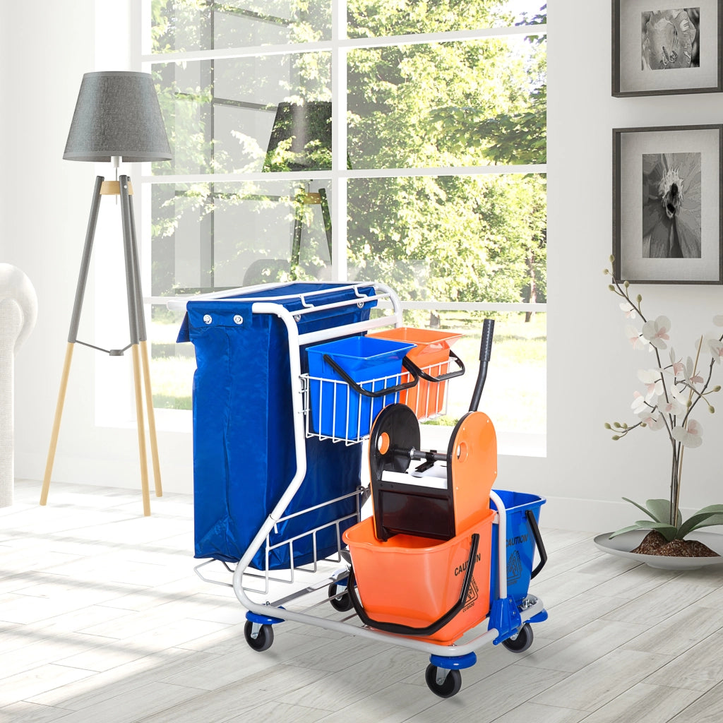 Carrello Pulizie Professionale ¨C Minimal ¨C Arancione 93x80x97 cm