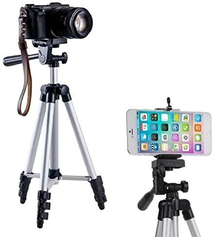 CAVALLETTO TREPPIEDI FOTOCAMERA VIDEOCAMERA SMARTPHONE IN ALLUMINIO