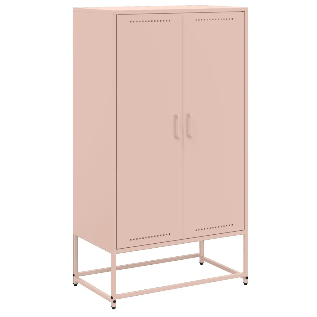 Credenza Rosa 68,5x38,5x123,5 in Acciaio 846495