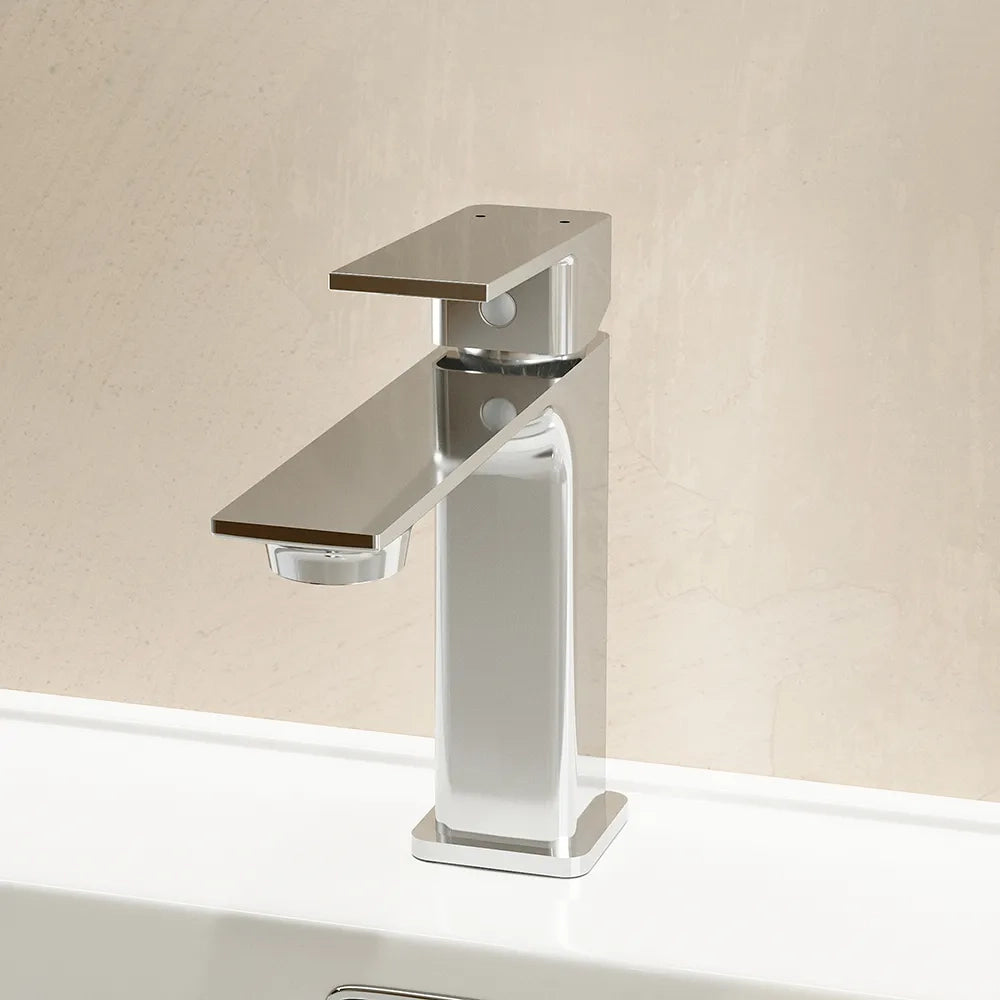 Set miscelatori: lavabo bidet senza scarico e incasso doccia c/deviatore cromato | Ingrid