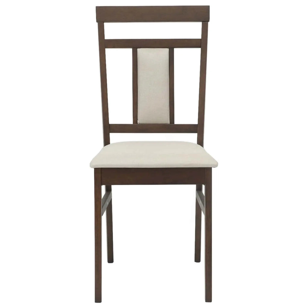 Sedia da pranzo 2 pcs Marrone chiaro e chiaro 42020501