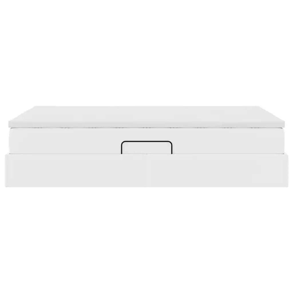 Letto con contenitore e materasso Bianco 120 x 200 cm 3370159