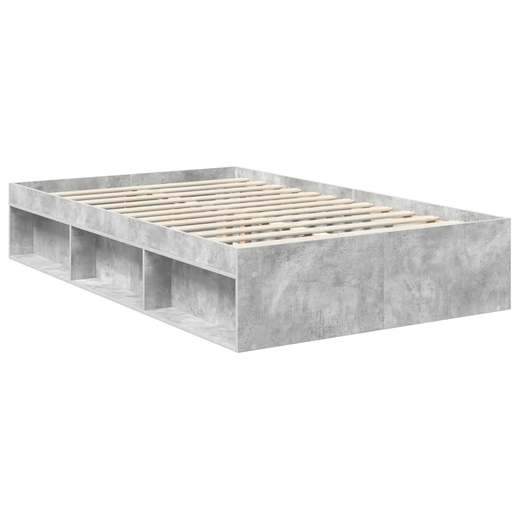 Struttura del letto Calcestruzzo 120 x 190 cm Pino massello