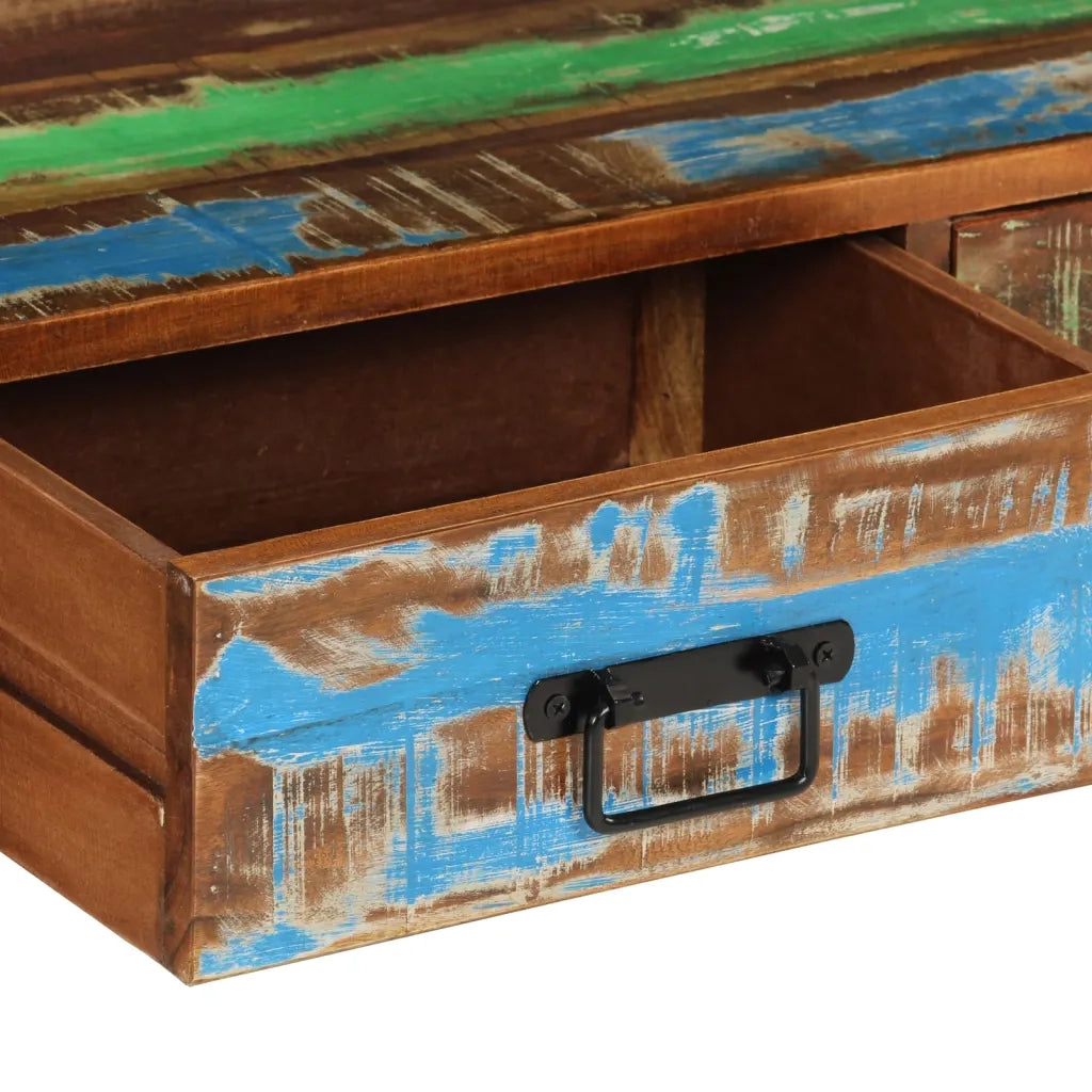 Mobile Porta TV 120x30x45 in Legno Massello di Recupero 351671