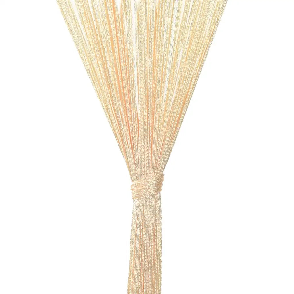 2 pz Tende a Fili 100x250 cm Crema