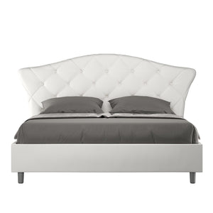 Letto Matrimoniale 160x210 cm con Rete Langre Similpelle