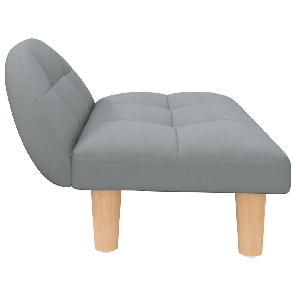 Lettino per Cani Grigio Chiaro 70x52x30 cm in Tessuto 171933