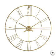 Orologio da parete vintage in metallo √ò70cm ‚Äì Oro