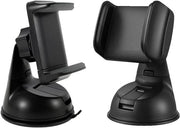 Sostegni per Telefono Auto - Zuignap - Nero-Dashboard & Finestrino - Ologramma per Auto - Supporto per Smartphone - Accessori per Auto