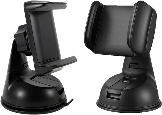 Sostegni per Telefono Auto - Zuignap - Nero-Dashboard & Finestrino - Ologramma per Auto - Supporto per Smartphone - Accessori per Auto