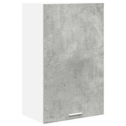 Mobiletto a parete moderno con ampio spazio contenitivo 50 x 31 x 80 cm legno composito grigio cemento 02_0053308